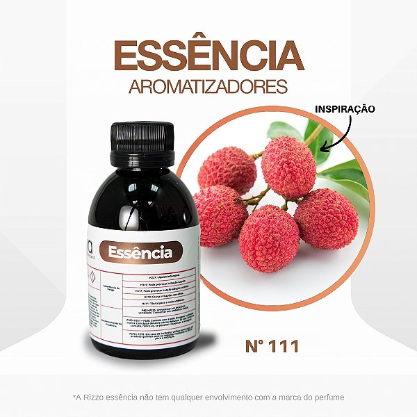 Essência Lichia Concentrada Para Ambientes N°111 - 100g - 1 unidade - Vya - Rizzo