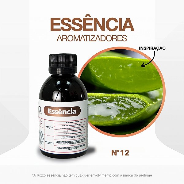 Essência Aloe Vera Concentrada Para Ambientes N°12 - 100g - 1 unidade - Vya - Rizzo