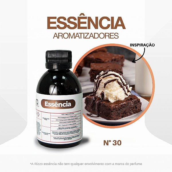Essência Baunilha E Chocolate Sodie Concentrada Para Ambientes N°30 - 100g - 1 unidade - Vya - Rizzo