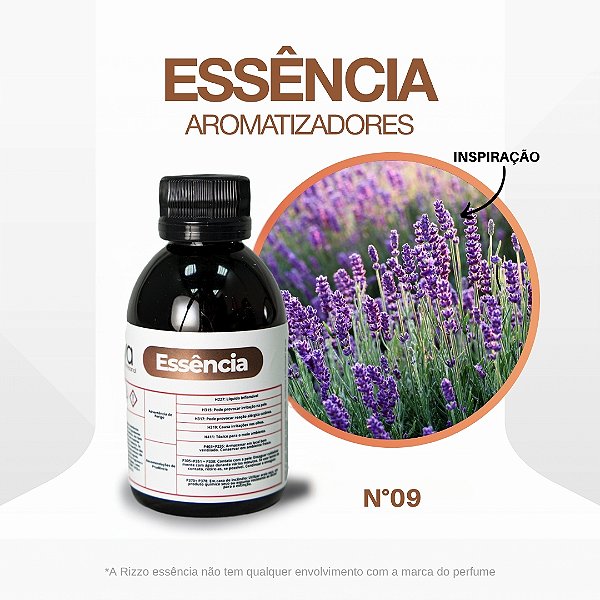 Essência Alfazema Concentrada Para Ambientes N°09 - 100g - 1 unidade - Vya - Rizzo