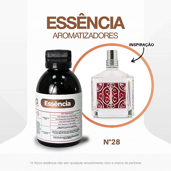 Essência Bast Rose Concentrada Para Ambientes N°28 - 100g - 1 unidade - Vya - Rizzo