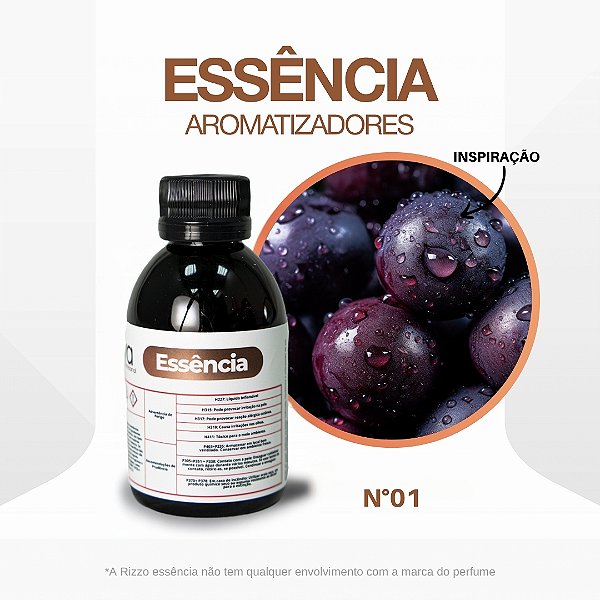 Essência Açai Concentrada Para Ambientes N°01 - 100g - 1 unidade - Vya - Rizzo