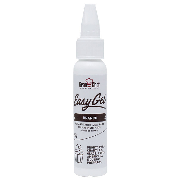 Corante Easy Gel Branco 25g GranChef
