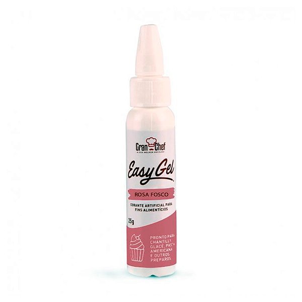 Corante Easy Gel Rosa Fosco 25g GranChef