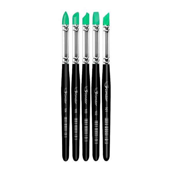 Kit Pincel Modelador 111 com 5 unids. Condor Rizzo Confeitaria