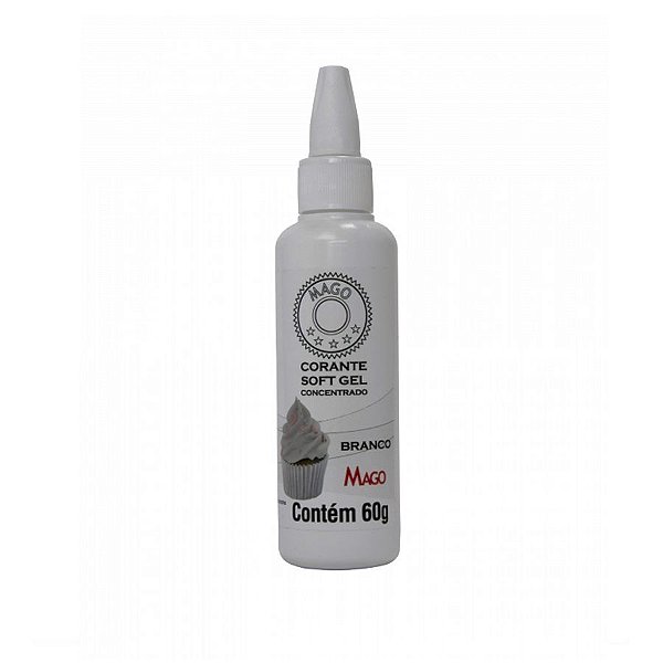 Corante SoftGel Branco 60g Mago