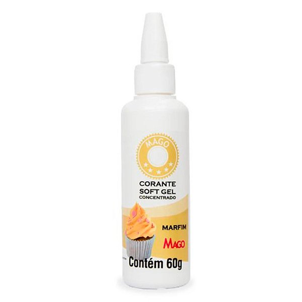 Corante SoftGel Marfim 60g Mago