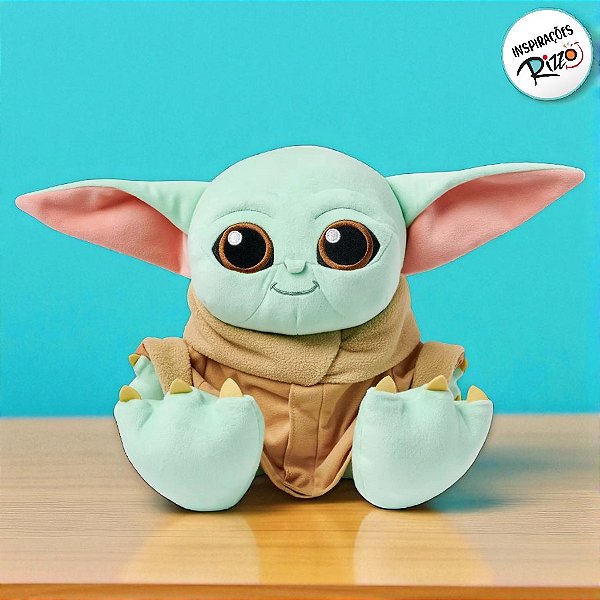 Pelúcia Grogu Big Feet - Star Wars - 45cm  - 1 unidade - Disney Original - Rizzo