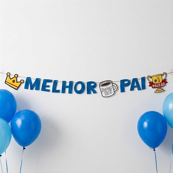 Faixa Decorativa - Dia dos Pais "Melhor Pai" - 1 unidade - Regina - Rizzo
