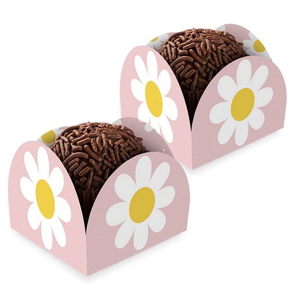 Porta Forminha - Margarida - 3,5x3,5cm - 50 unidades - Regina - Rizzo