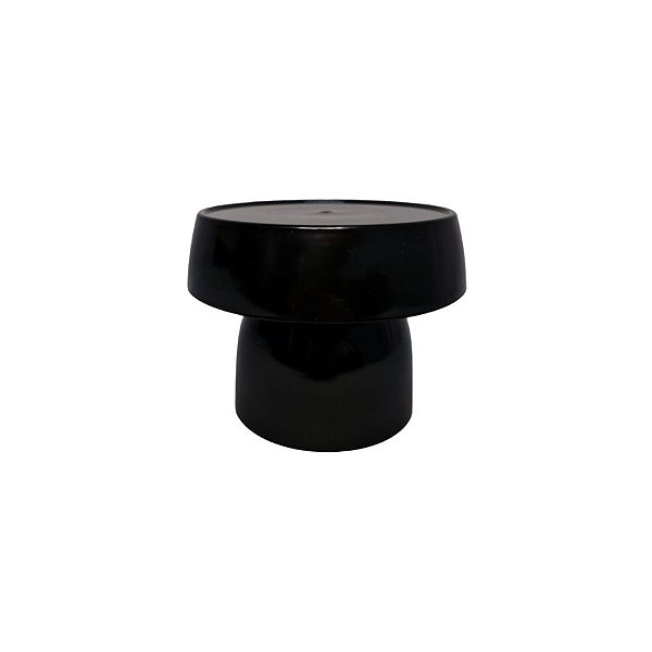 Boleira Cogumelo Média - Preto - 15,5x12,5cm - 1 unidade - Rizzo