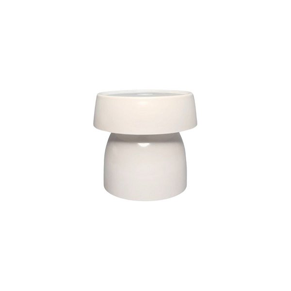 Boleira Cogumelo Pequena - Branco - 12x13cm - 1 unidade - Rizzo