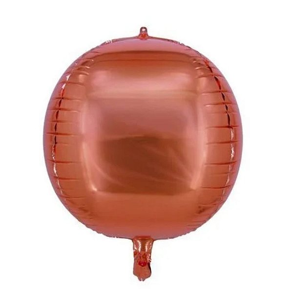 Balão de Festa Metalizado 60" 150cm - Órbita 4D Rosé - 1 unidade - Rizzo