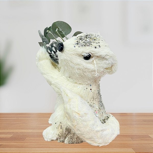 Enfeite Decorativo De Natal - Esquilo - 20cm - 1 unidade - Rizzo