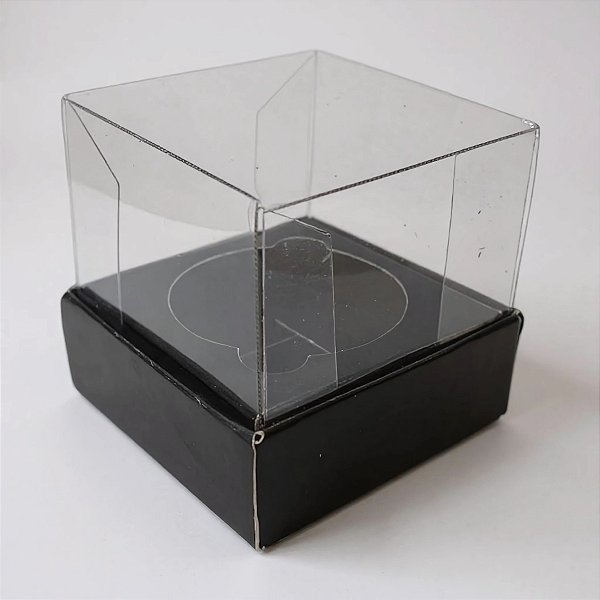 Caixa Mini Bolo P (5x5x5cm) Preto - 10 unidades - Assk - Rizzo