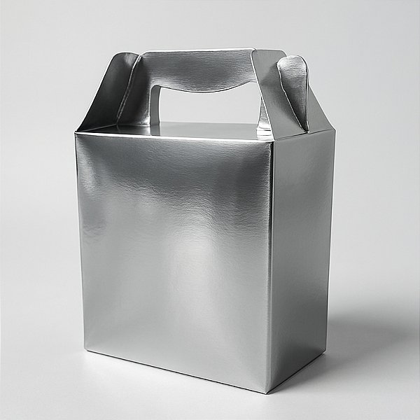 Caixa Sacolinha S2 (14x11x6cm) Prata - 10 unidades - Assk - Rizzo