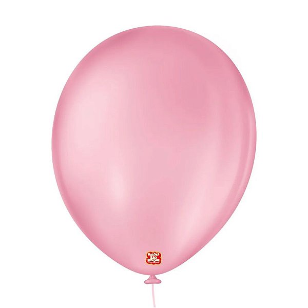 Balão de Festa Látex Liso - Rosa Tutti Frutti - Balões São Roque