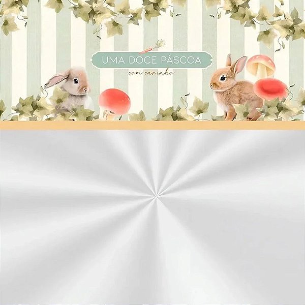 Saco para Cesta Transparente - Coelho Breeze - 60x75cm  - 5 unidades - Cromus - Rizzo
