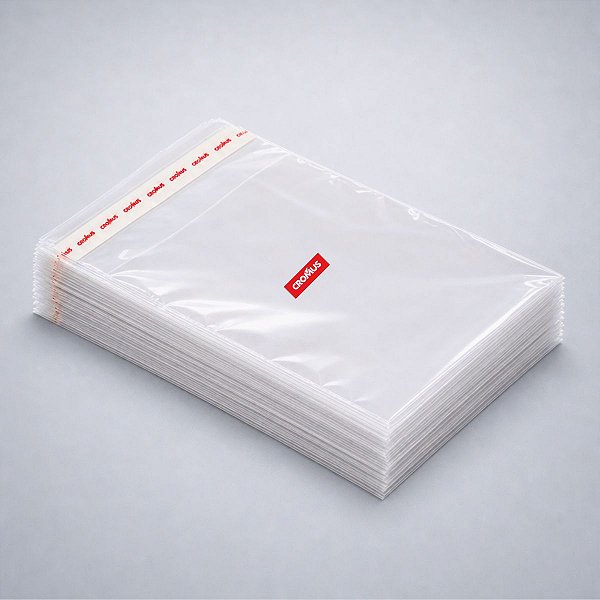 Saco Adesivado sem Furo - 21,5x30,5cm - 100 unidades - Cromus - Rizzo