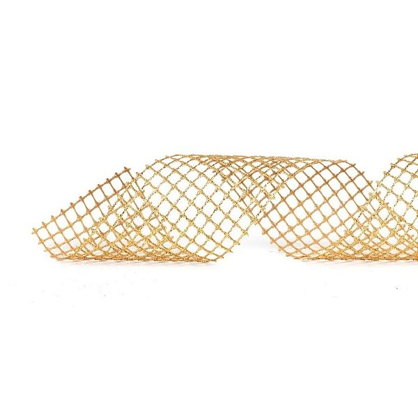 Fita Decorativa Aramada - Telada - Dourada - 6,3x914cm - 1 unidade - Cromus - Rizzo