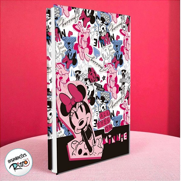 Pasta Catálogo Minnie Mouse - 10 Envelopes Plásticos - 235x325mm - 1 unidade - Disney Original - Rizzo