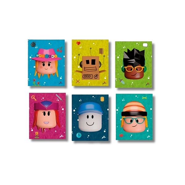 Quadrinhos Divertidos - Robô Bloco - 16,5x21cm - 6 unidades - Junco - Rizzo