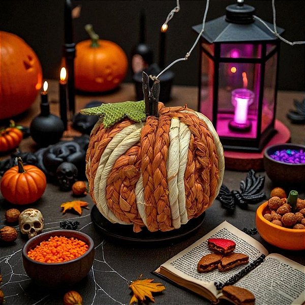 Enfeite Decorativo De Hallowen - Abobóra Rustica - 11x11x11cm - 1 unidade - Rizzo