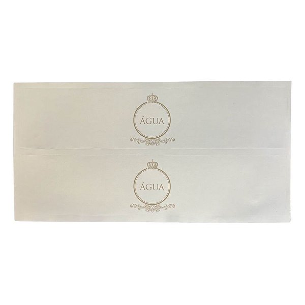 Adesivo Rótulo de Garrafa - Casamento Clássico - 12 unidades - Cromus - Rizzo