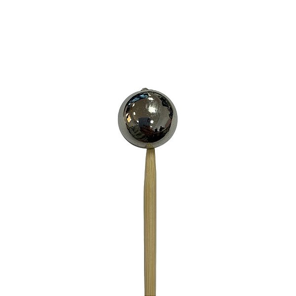 Palito Para Aromatizador - Bola Níquel Envernizada - 25cm - 1 unidade - Rizzo