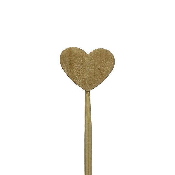 Palito Para Aromatizador - Coração De Madeira - 25cm - 1 unidade - Rizzo