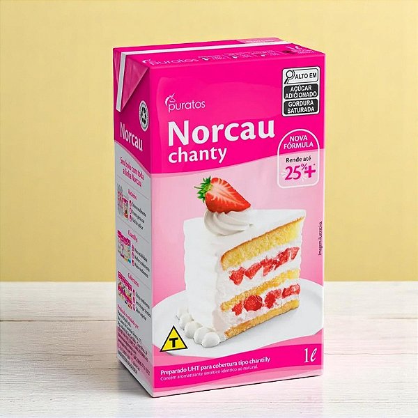 Norcau Chanty 1 Lt Puratos Rizzo Confeitaria