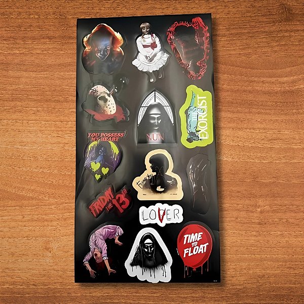 Adesivo Decorativo Halloween - Horror - 15 unidades - Regina - Rizzo