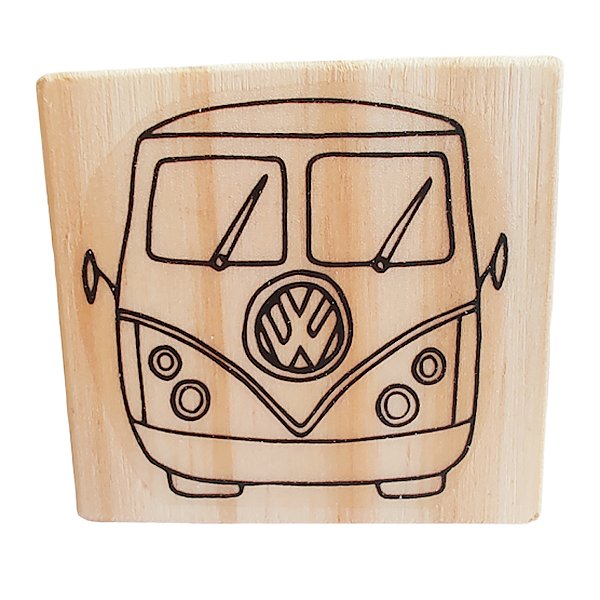 Carimbo de Madeira - Kombi - M - 1 unidade - Rizzo