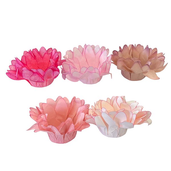 Forminha para Doces Finos - Madri Tons Pêssego - 50 unidades - Decora Doces - Rizzo