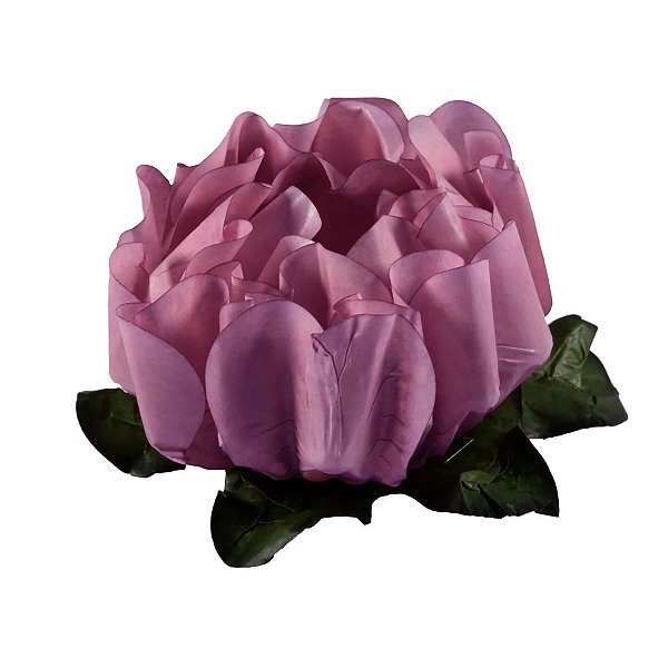 Forminha para Doces Finos - Rosa Maior Rosa Seco 1 40 unidades - Decora Doces - Rizzo Festas