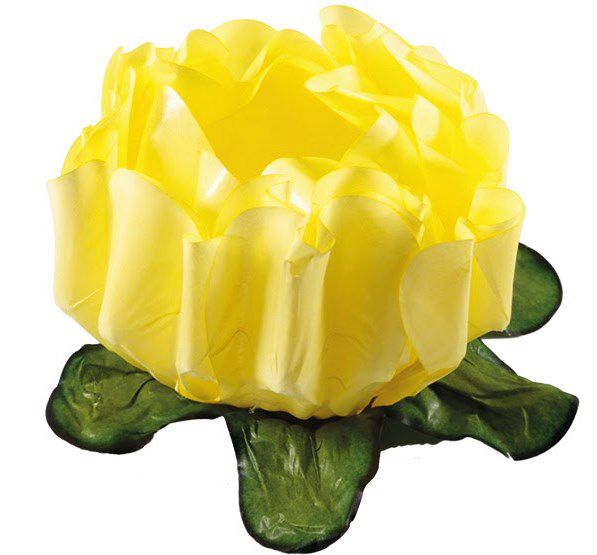 Forminha para Doces Finos - Rosa Maior Amarelo Claro - 40 unidades - Decora Doces