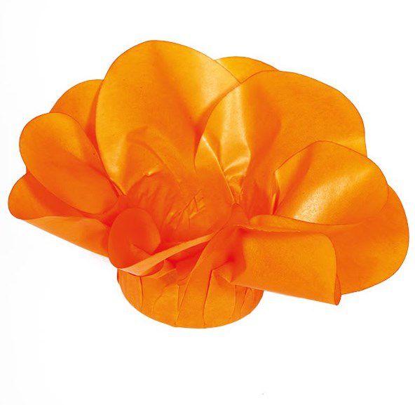 Forminha para Doces Finos - Copo de Leite Laranja 30 unidades - Decora Doces - Rizzo Festas
