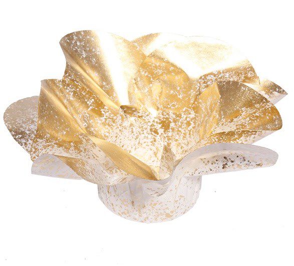 Forminha para Doces Finos - Copo de Leite Dourado  30 unidades - Decora Doces - Rizzo Festas