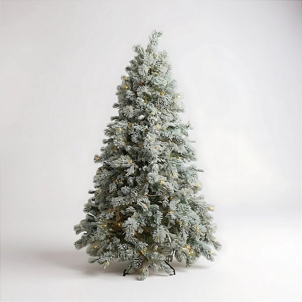 Arvore De Natal Santorini com 410 Leds - Bivolt - 1.471 Hastes - 1,30x2,40m - 1 unidades - Cromus - Rizzo