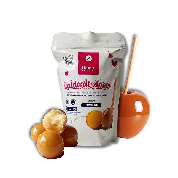 Mistura em Pó para Calda do Amor - Incolor - 400g - 1 unidade - Rizzo