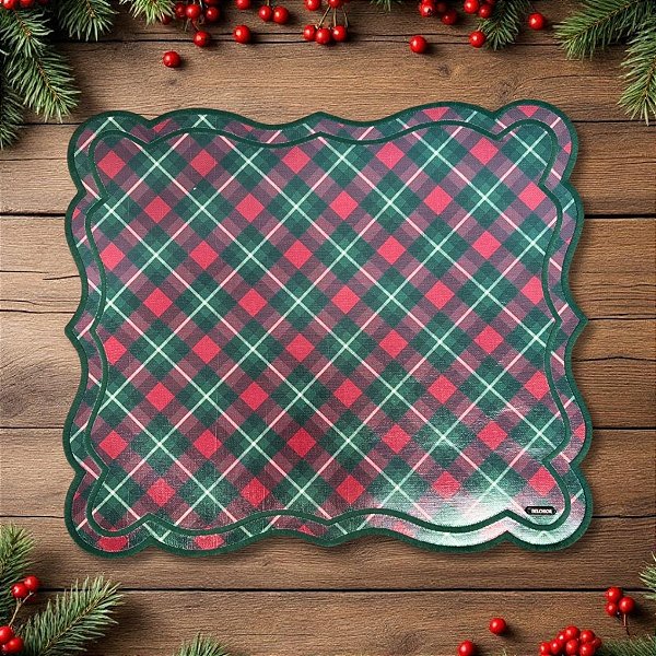 Jogo Americano de Natal - Tradições de Natal - 44,5x38,5cm - 1 unidades - Rizzo