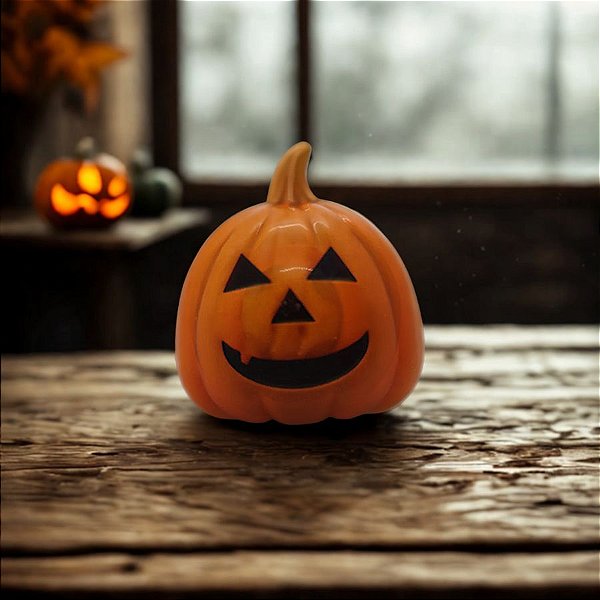 Anel decorativo Abóbora Piscante - Halloween - 1 unidade - Rizzo