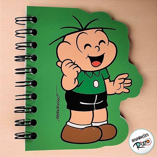 Caderninho de Anotações - Cebolinha - Turma da Mônica - 60 Folhas - 8x9cm - 1 unidade - Rizzo