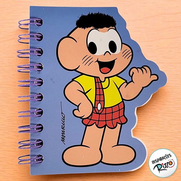 Caderninho de Anotações - Cascão - Turma da Mônica - 60 Folhas - 8x9cm - 1 unidade - Rizzo