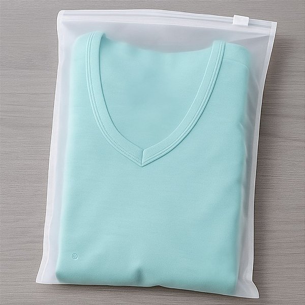 Saco Trilho Zip Transparente Fosco - 40x55cm - 50 unidades - Rizzo