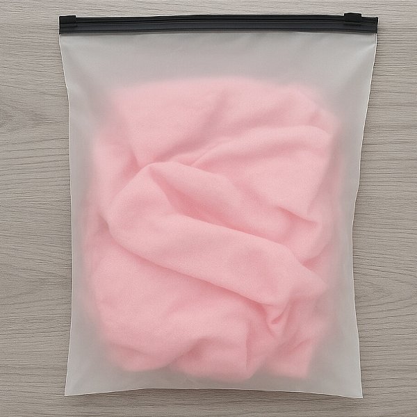 Saco Trilho Zip Preto - Transparente Fosco - 40x55cm - 50 unidades - Rizzo