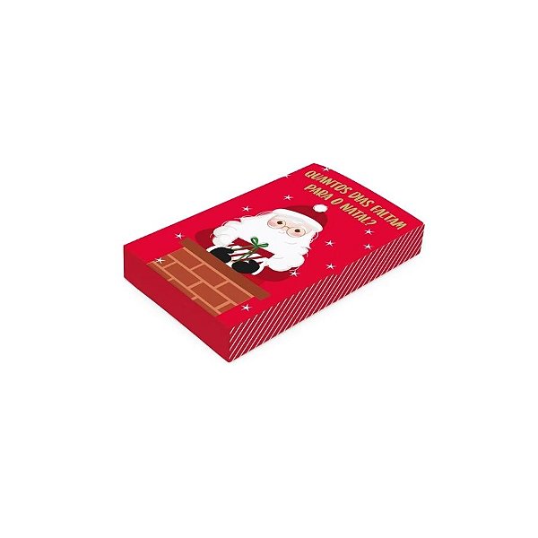 Caixa Calendário Advento - Presentes - 24,5x15,5x3,5cm  - 1 unidade - Cromus - Rizzo