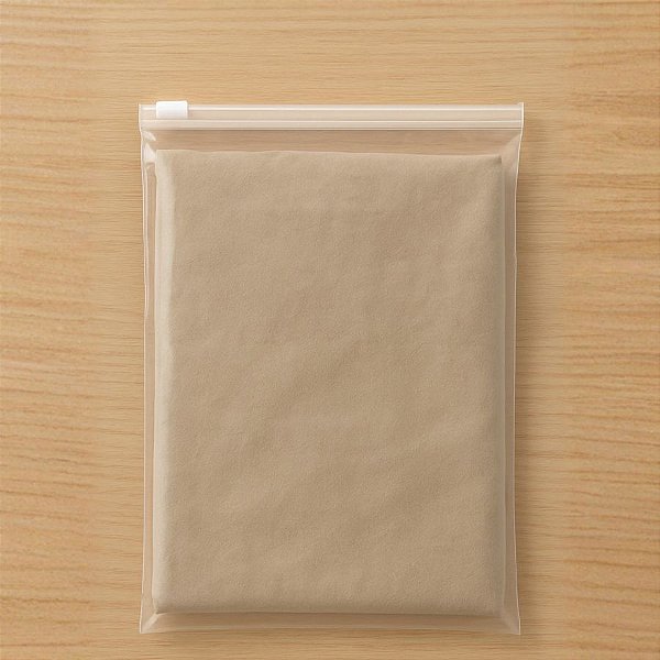 Saco Trilho Zip Transparente - 30x35cm - 50 unidades - Rizzo