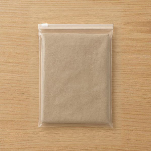 Saco Trilho Zip Transparente - 23x30cm - 50 unidades - Rizzo