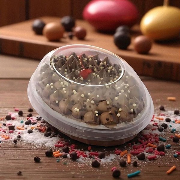 Embalagem Mini Colomba Ideal Cristal - G34P - 16,5x12,0x8,0cm - 10 unidades - Rizzo